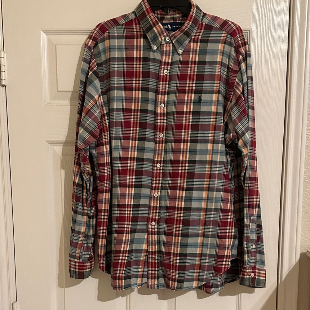 Ralph Lauren Multicolor Plaid Button-Down Shirt